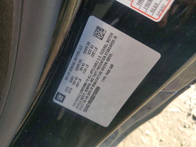 Продаж на аукціоні авто 2016 Cadillac Ats, vin: 1G6AG1RX5G0160099, номер лоту: 56737156