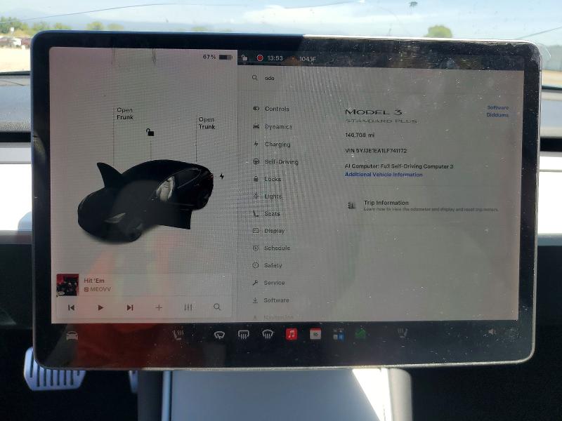 Продажа на аукционе авто 2020 Tesla Model 3, vin: 5YJ3E1EA1LF741172, номер лота: 57727606