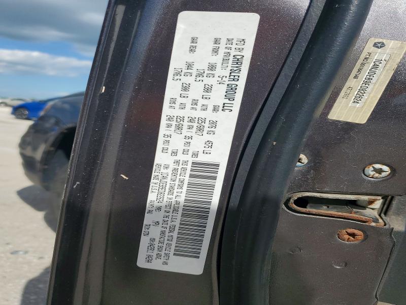 57624776 :رقم المزاد ، 1C4NJDEB9ED822624 vin ، 2014 Jeep Compass مزاد بيع
