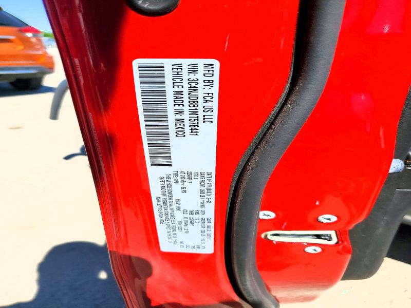 55757676 :رقم المزاد ، 3C4NJDBB1MT576441 vin ، 2021 Jeep Compass مزاد بيع