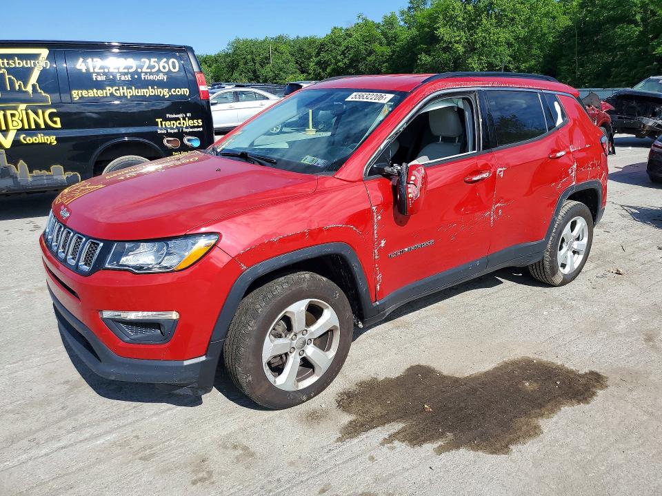 55632206 :رقم المزاد ، 3C4NJDBB9KT790607 vin ، 2019 Jeep Compass مزاد بيع