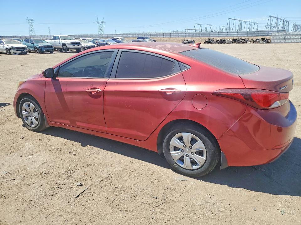 56831286 :رقم المزاد ، 5NPDH4AE3GH780004 vin ، 2016 Hyundai Elantra مزاد بيع
