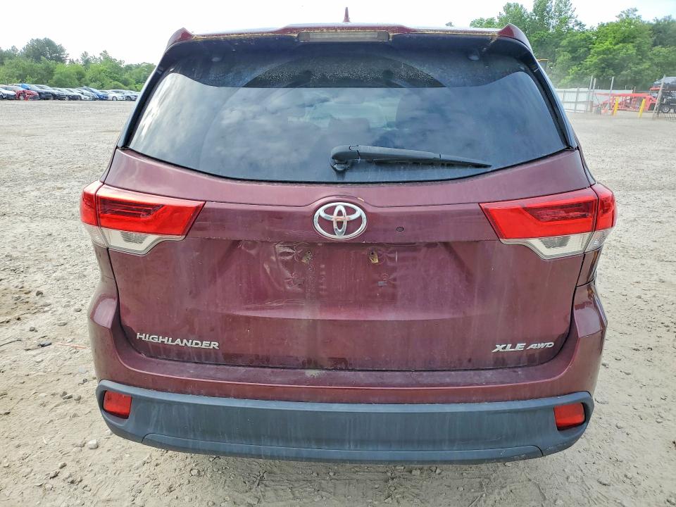2017 Toyota Highlander მანქანა იყიდება აუქციონზე, vin: 5TDJZRFH6HS381437, აუქციონის ნომერი: 55946806