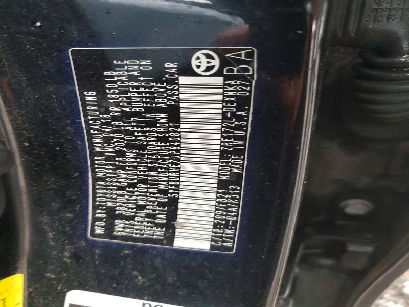 Aukcja sprzedaży 2018 Toyota Corolla, vin: 5YFBURHE7JP840821, numer aukcji: 53423836