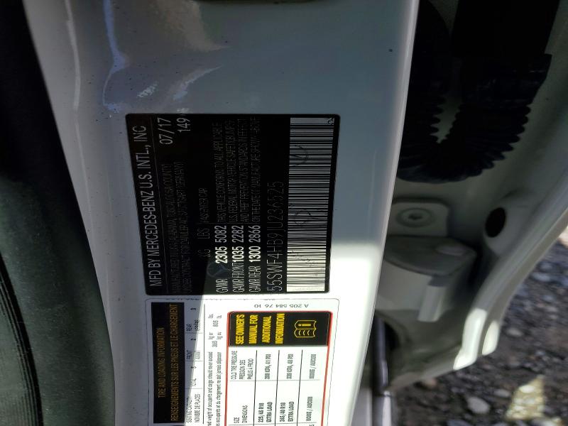 Aukcja sprzedaży 2018 Mercedes-benz C, vin: 55SWF4HB9JU236525, numer aukcji: 56812156
