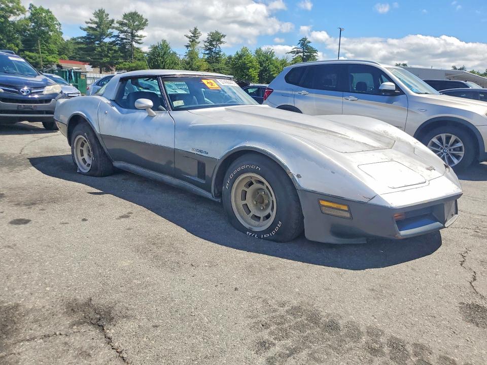 1982 Chevrolet Corvette მანქანა იყიდება აუქციონზე, vin: 1G1AY8784C5119838, აუქციონის ნომერი: 57498446