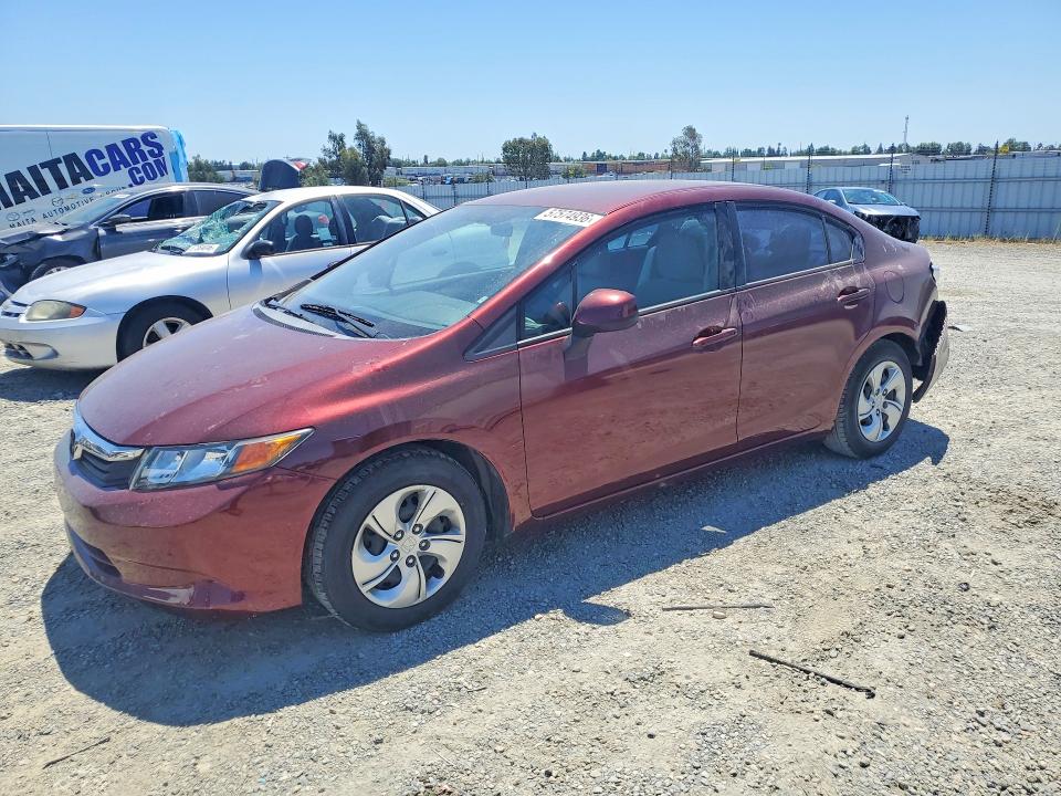 Auction sale of the 2012 Honda Civic, vin: 2HGFB2E55CH553524, lot number: 57574936