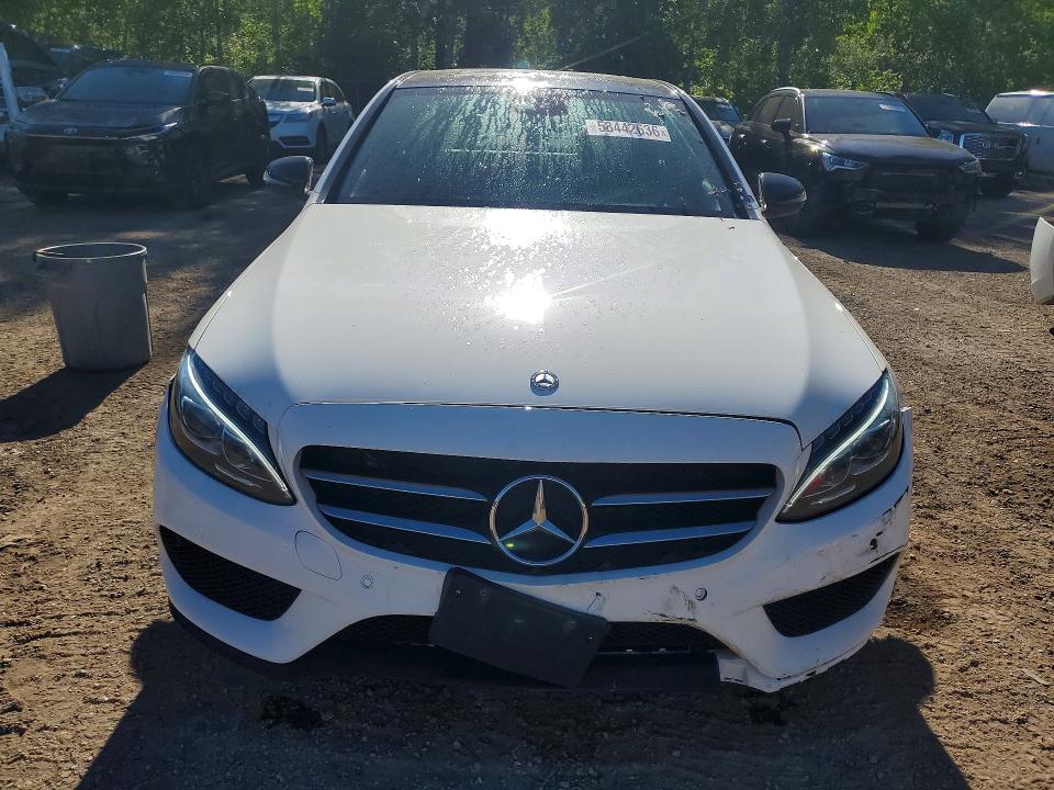 58442636 :رقم المزاد ، 55SWF4KB5HU185026 vin ، 2017 Mercedes-benz C مزاد بيع