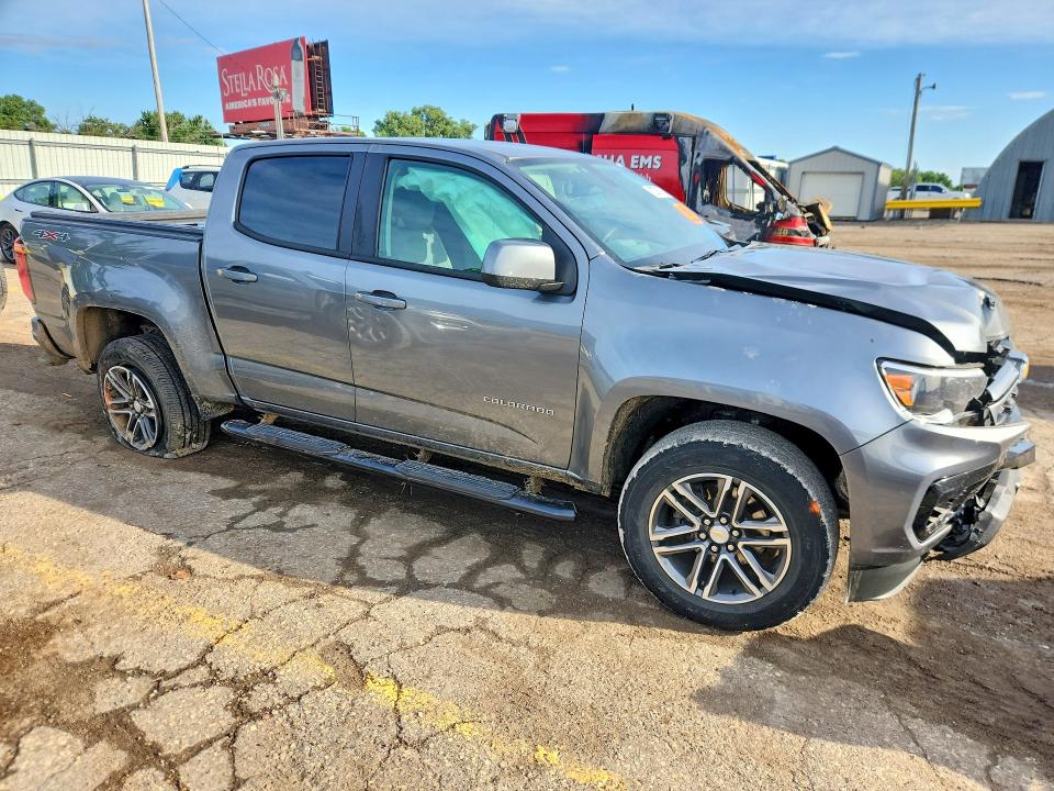 2021 Chevrolet Colorado მანქანა იყიდება აუქციონზე, vin: 1GCGTBEN6M1193695, აუქციონის ნომერი: 57288576