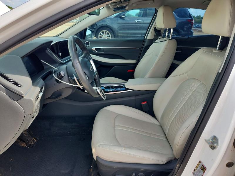 2022 Hyundai Sonata Hybrid მანქანა იყიდება აუქციონზე, vin: KMHL54JJ7NA053014, აუქციონის ნომერი: 56690486