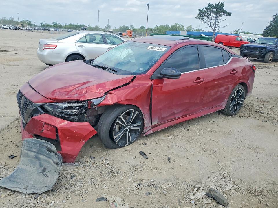 56448026 :رقم المزاد ، 3N1AB8DVXNY315732 vin ، 2022 Nissan Sentra مزاد بيع