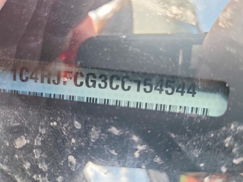 57218116 :رقم المزاد ، 1C4RJFCG3CC154544 vin ، 2012 Jeep Grand Cherokee مزاد بيع
