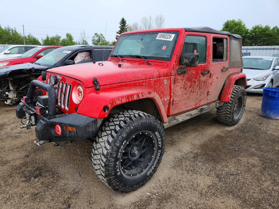 Продажа на аукционе авто 2017 Jeep Wrangler Unlimited, vin: 1C4BJWEG5HL540016, номер лота: 58980326