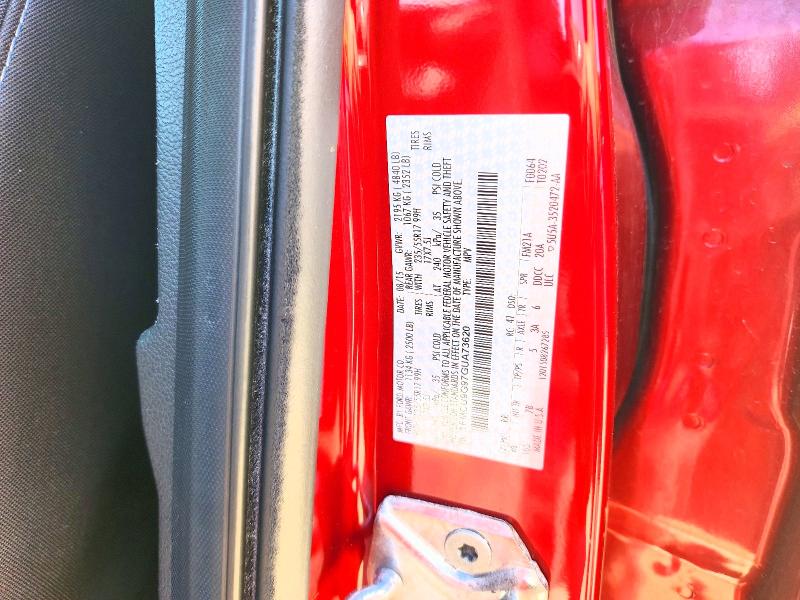 56553496 :رقم المزاد ، 1FMCU9G97GUA73620 vin ، 2016 Ford Escape مزاد بيع