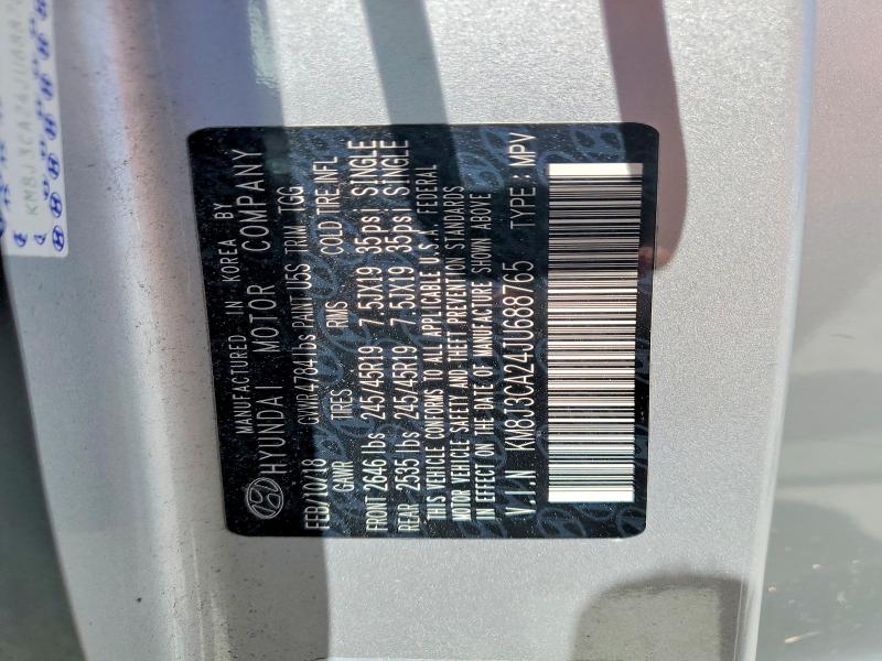 Продаж на аукціоні авто 2018 Hyundai Tucson, vin: KM8J3CA24JU688765, номер лоту: 57828596