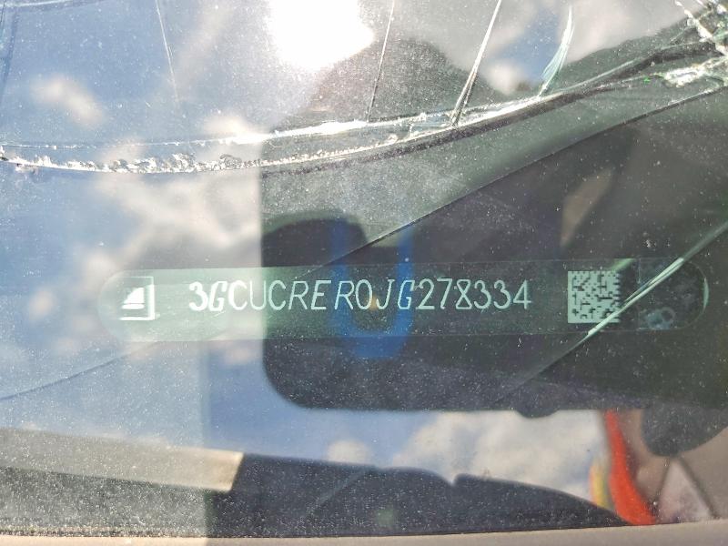 Продаж на аукціоні авто 2018 Chevrolet Silverado, vin: 3GCUCRER0JG278334, номер лоту: 57494256