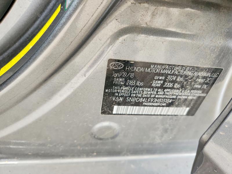 Продаж на аукціоні авто 2018 Hyundai Elantra, vin: 5NPD84LF9JH313134, номер лоту: 58806336