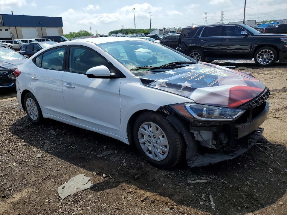 56795296 :رقم المزاد ، 5NPD74LF6HH192916 vin ، 2017 Hyundai Elantra مزاد بيع