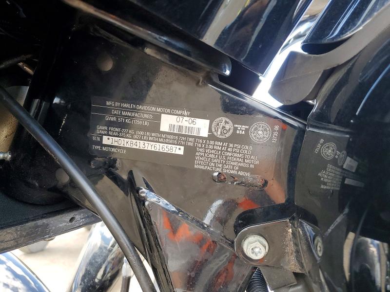 Продажа на аукционе авто 2007 Harley Davidson Flhx, vin: 1HD1KB4137Y616587, номер лота: 57222266