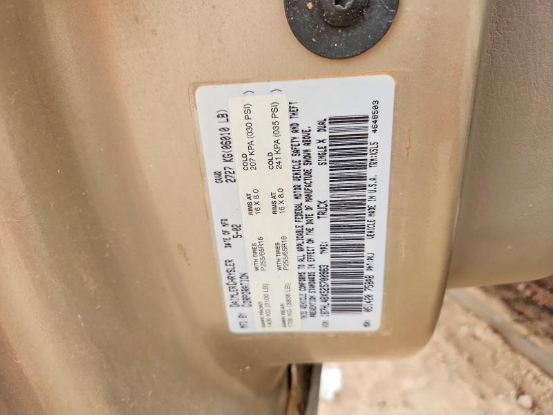 56183776 :رقم المزاد ، 1B7HL48X52S700963 vin ، 2002 Dodge Dakota مزاد بيع