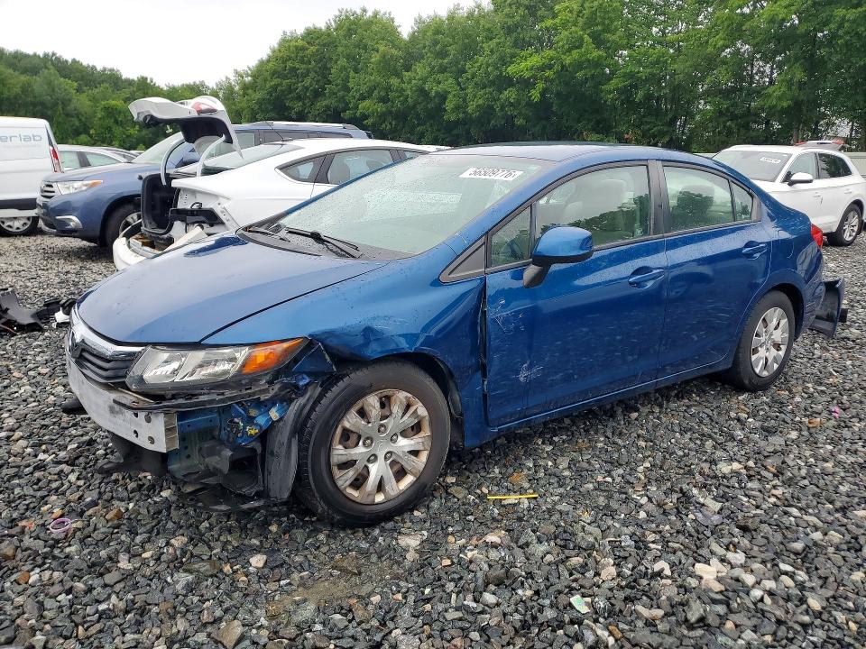 2012 Honda Civic მანქანა იყიდება აუქციონზე, vin: 2HGFB2F53CH544688, აუქციონის ნომერი: 56509776
