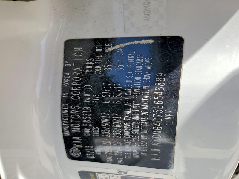 2014 Kia Sedona მანქანა იყიდება აუქციონზე, vin: KNDMG4C75E6546889, აუქციონის ნომერი: 57172196