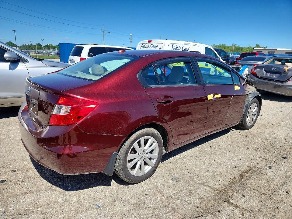 57816446 :رقم المزاد ، 19XFB2F9XCE045125 vin ، 2012 Honda Civic مزاد بيع