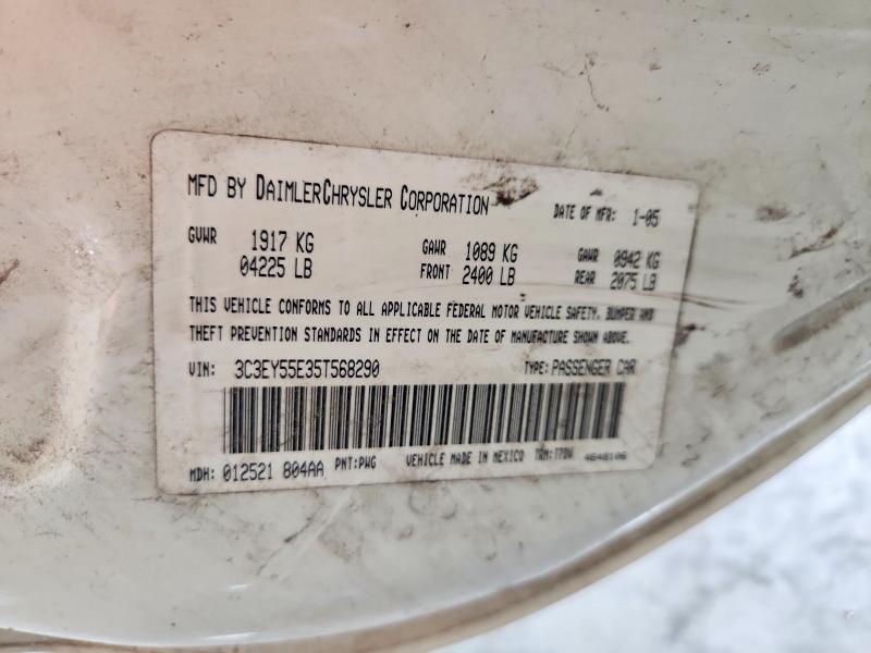 57009356 :رقم المزاد ، 3C3EY55E35T568290 vin ، 2005 Chrysler Pt Cruiser مزاد بيع