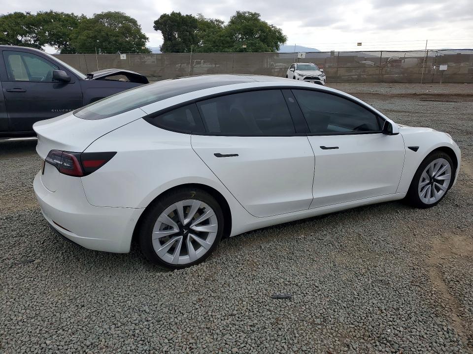 Aukcja sprzedaży 2022 Tesla Model 3, vin: 5YJ3E1EA6NF154968, numer aukcji: 57087046