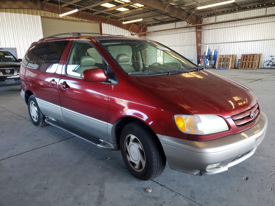 2002 Toyota Sienna მანქანა იყიდება აუქციონზე, vin: 4T3ZF13C52U455040, აუქციონის ნომერი: 56334026