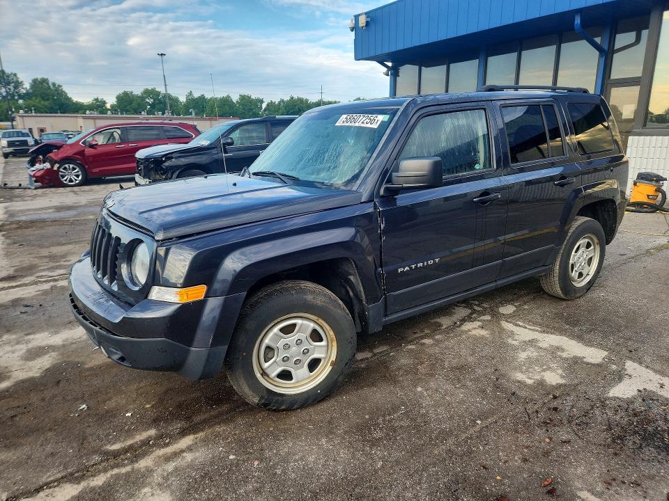 58607256 :رقم المزاد ، 1C4NJRBB3GD520489 vin ، 2016 Jeep Patriot مزاد بيع