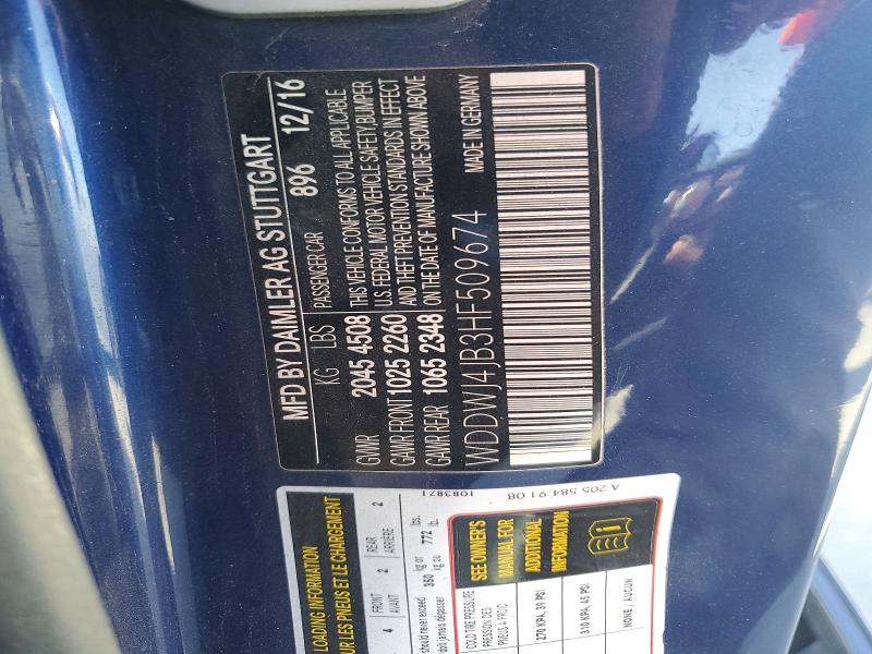 Продаж на аукціоні авто 2017 Mercedes-benz C, vin: WDDWJ4JB3HF509674, номер лоту: 53080486