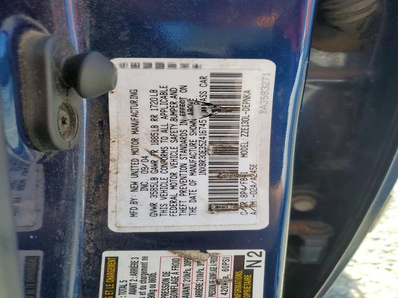 Auction sale of the 2005 Toyota Corolla, vin: 1NXBR30E35Z416745, lot number: 57008446
