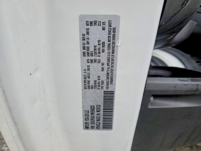 Продаж на аукціоні авто 2021 Ram Promaster 1500, vin: 3C6LRVAG1ME568337, номер лоту: 59055876