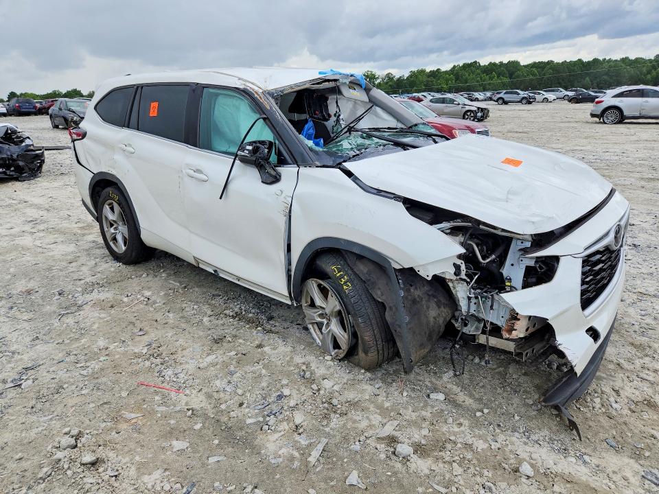 2020 Toyota Highlander მანქანა იყიდება აუქციონზე, vin: 5TDCZRAH3LS028789, აუქციონის ნომერი: 57734396
