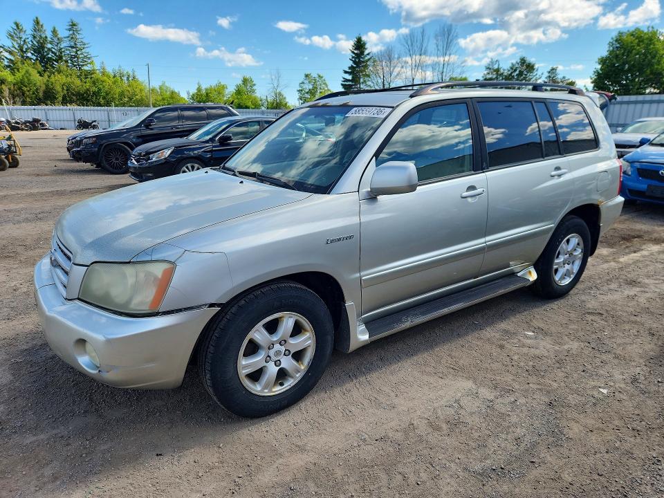 Продажа на аукционе авто 2003 Toyota Highlander, vin: JTEHF21A330125014, номер лота: 58559736