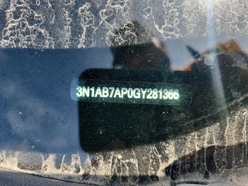 Продаж на аукціоні авто 2016 Nissan Sentra, vin: 3N1AB7AP0GY281366, номер лоту: 56150016