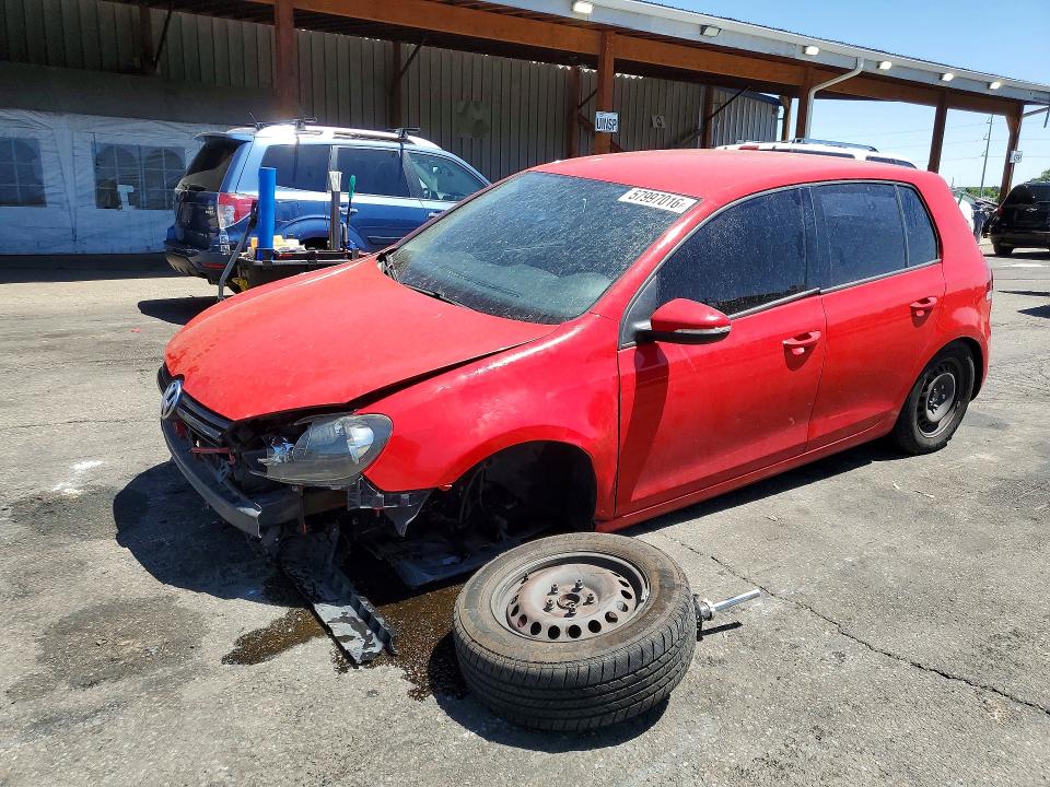 57997016 :رقم المزاد ، WVWDB7AJ7AW090256 vin ، 2010 Volkswagen Golf مزاد بيع