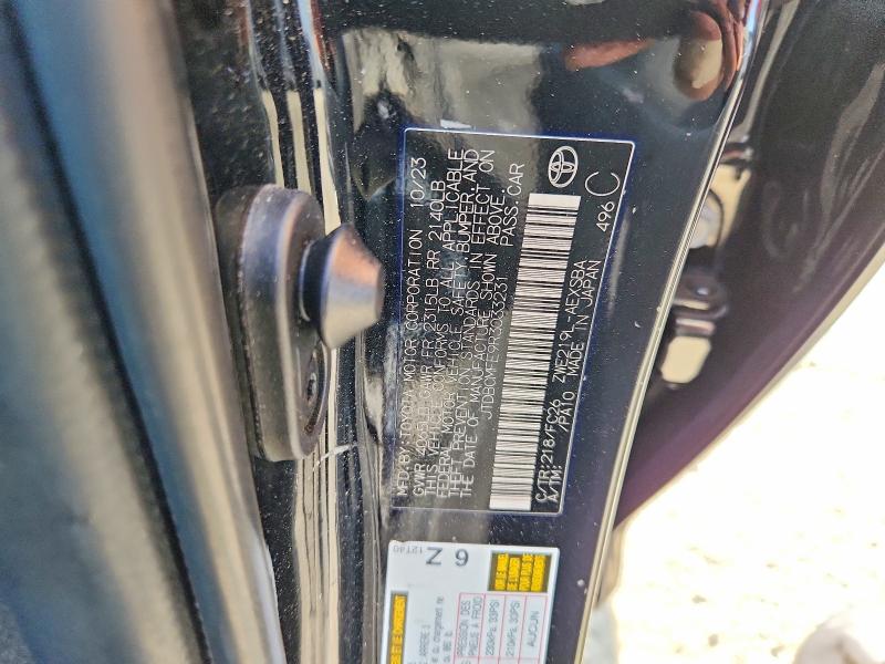Aukcja sprzedaży 2024 Toyota Corolla Hybrid, vin: JTDBCMFE9R3033231, numer aukcji: 58835346