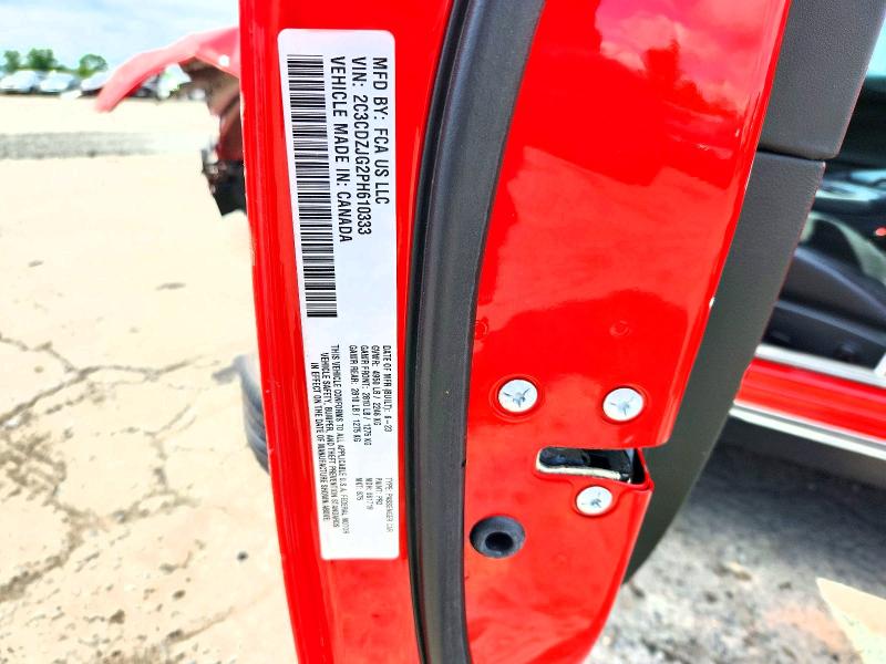 2023 Dodge Challenger მანქანა იყიდება აუქციონზე, vin: 2C3CDZJG2PH610333, აუქციონის ნომერი: 57896706