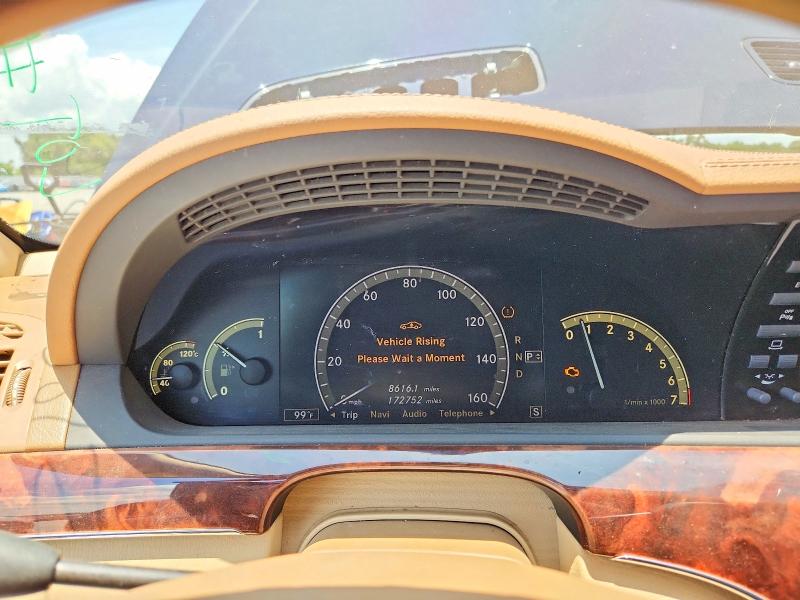 58921366 :رقم المزاد ، WDDNG86X18A229643 vin ، 2008 Mercedes-benz S مزاد بيع