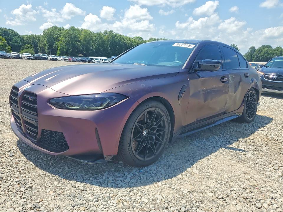 2022 Bmw M3 მანქანა იყიდება აუქციონზე, vin: WBS33AY02NFM17292, აუქციონის ნომერი: 56330446