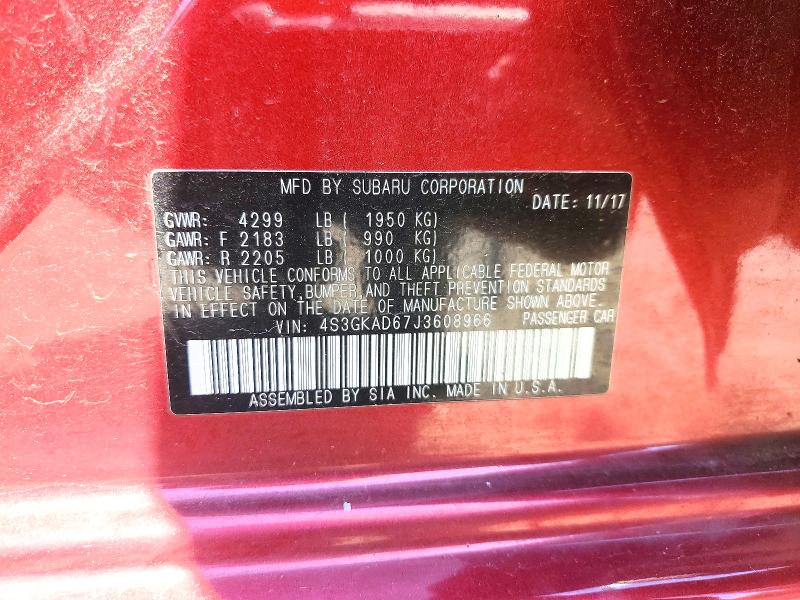 Продаж на аукціоні авто 2018 Subaru Impreza, vin: 4S3GKAD67J3608966, номер лоту: 55963766