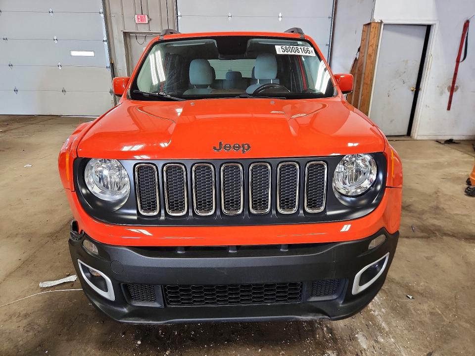 Продаж на аукціоні авто 2016 Jeep Renegade, vin: ZACCJBBT9GPC69423, номер лоту: 58008166