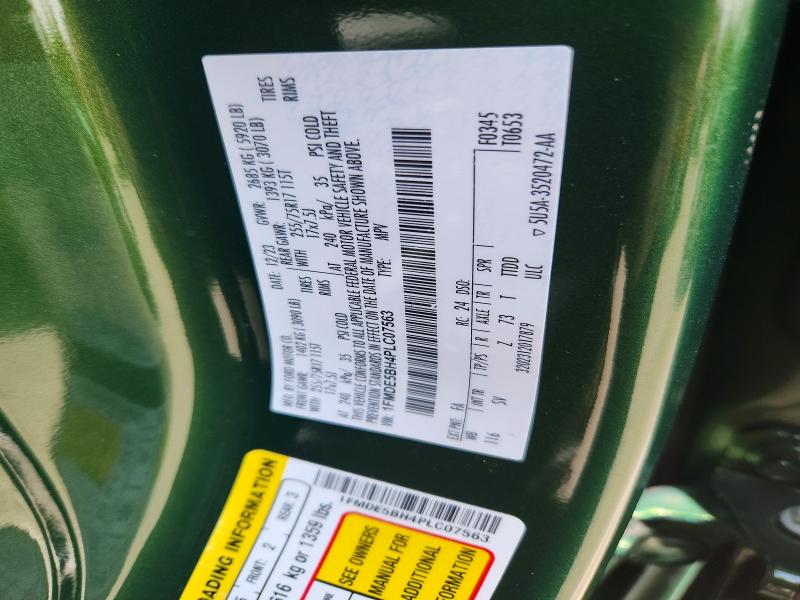 2023 Ford Bronco მანქანა იყიდება აუქციონზე, vin: 1FMDE5BH4PLC07563, აუქციონის ნომერი: 56579486