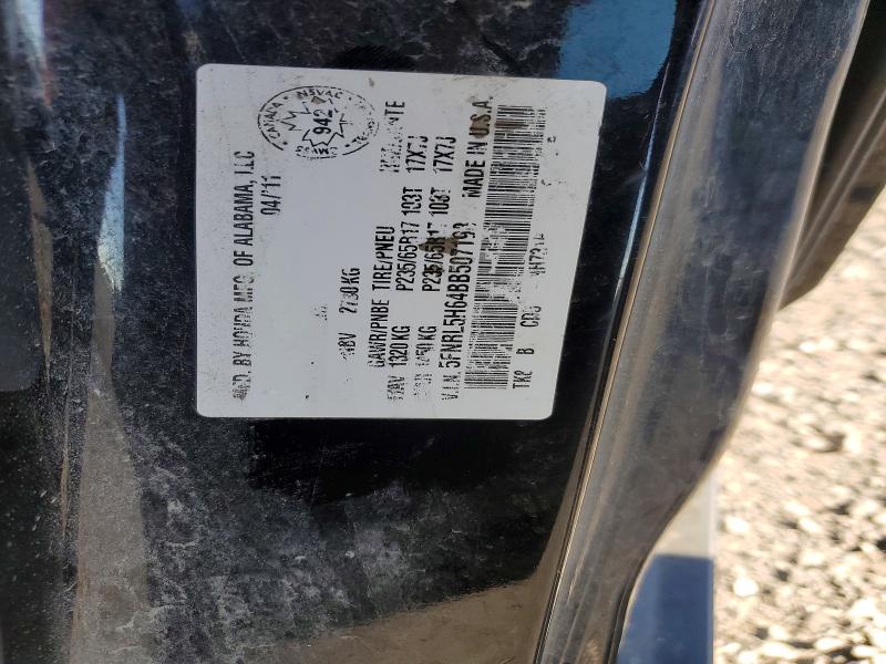 Продажа на аукционе авто 2011 Honda Odyssey, vin: 5FNRL5H64BB507198, номер лота: 58081616