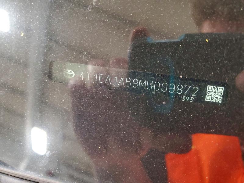 Aukcja sprzedaży 2021 Toyota Avalon, vin: 4T1EA1AB8MU009872, numer aukcji: 55222986