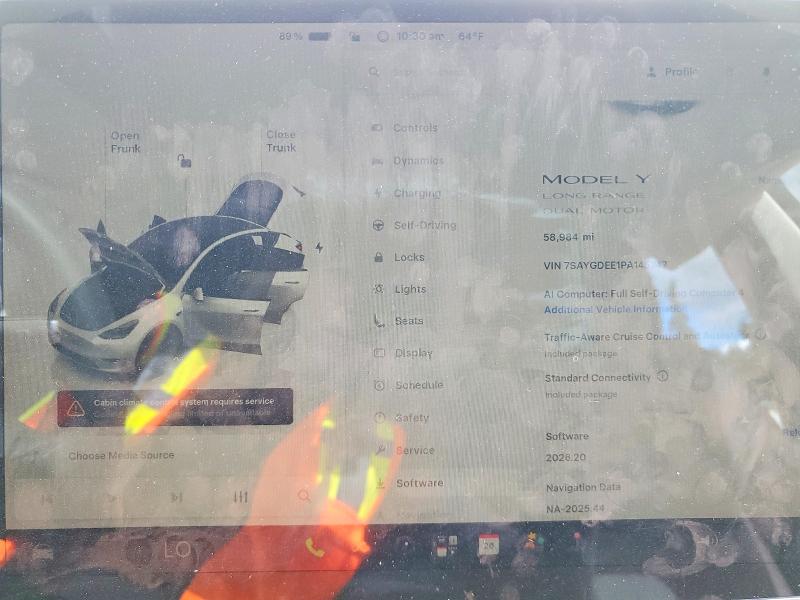 Aukcja sprzedaży 2023 Tesla Model Y, vin: 7SAYGDEE1PA145747, numer aukcji: 59010826