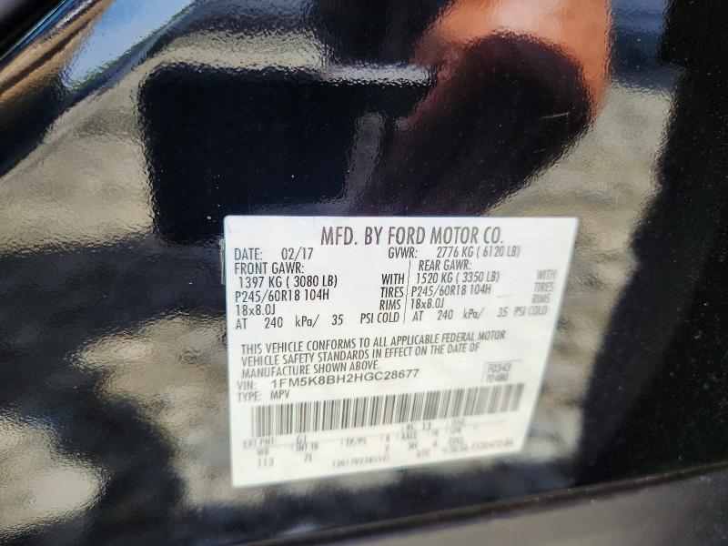 Продажа на аукционе авто 2017 Ford Explorer, vin: 1FM5K8BH2HGC28677, номер лота: 55885866