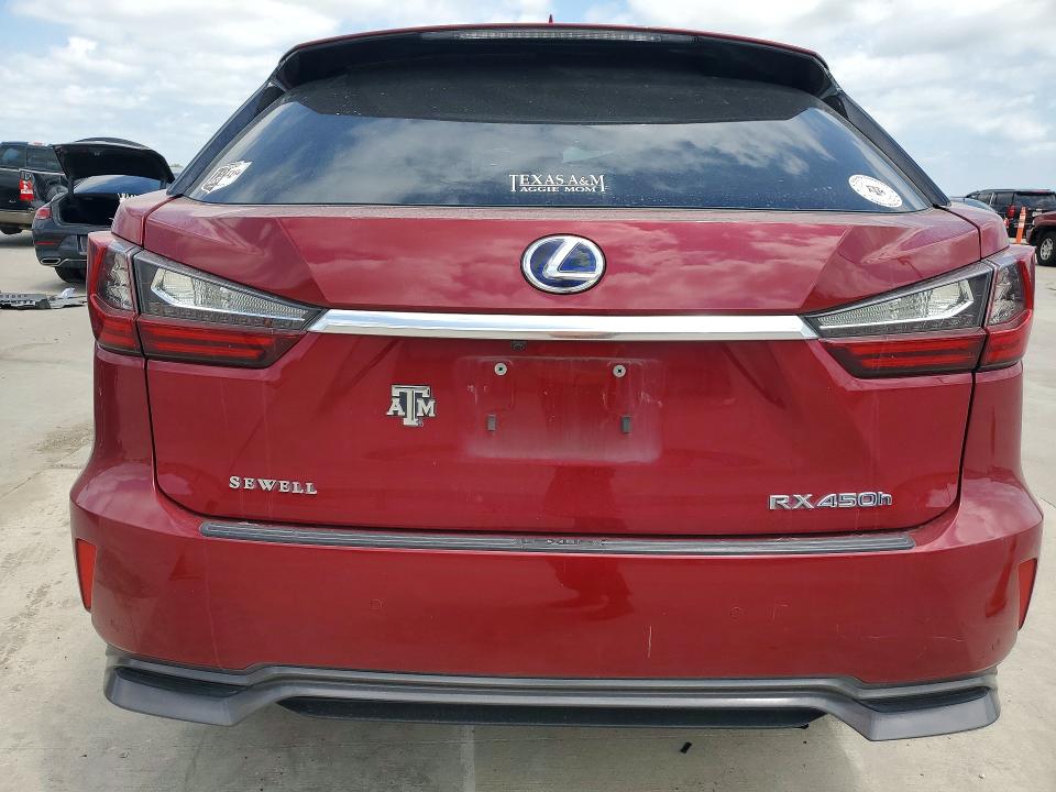 Продаж на аукціоні авто 2018 Lexus Rx 450h, vin: 2T2BGMCAXJC027919, номер лоту: 57971076